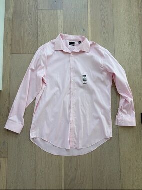 Massimo Dutti Light Pink Men's Dress Shirt
